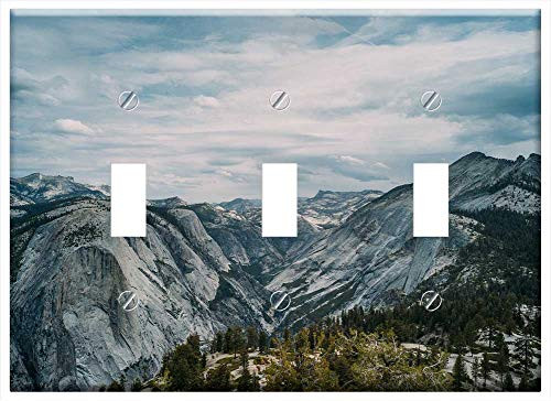 Switch Plate Triple Toggle - Yosemite Park Nature National California Travel 5