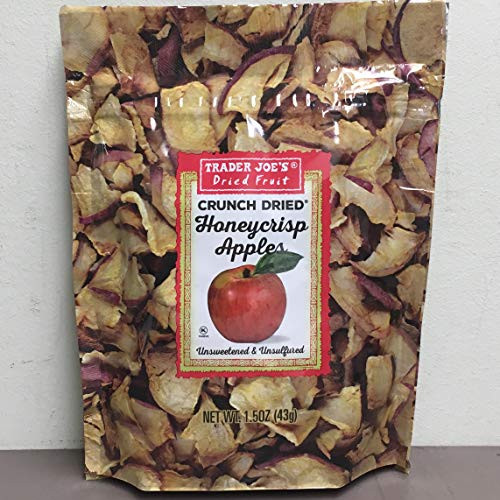 Trader Joe s - Crunch Dried Honeycrisp Apples NET WT. 1.5 1OZ  43g  - 2-PACK