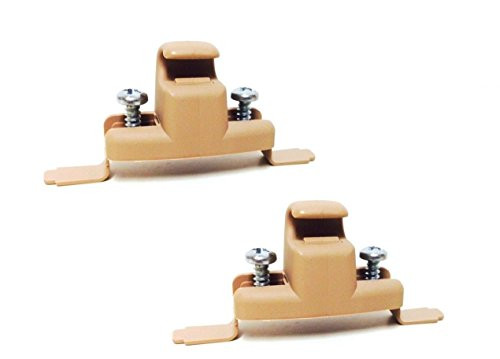 BMW e46 Sunvisor Clip Beige  x2  GENUINE