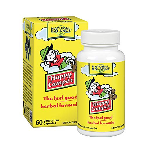 Natural Balance Happy Camper   Feel Good Mood Support and Relaxation Supplement with Kava Kava   60 VegCaps  30 Serv. Natural Balance Happy Camper   Feel Good Mood Support and Relaxation Supplement with Kava Kava   60 VegCaps  30 Serv.