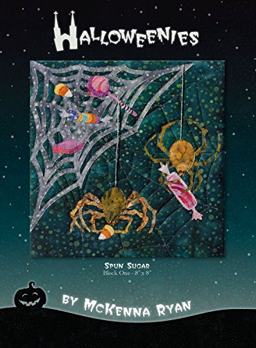 Pattern - Halloweenies Pieced Quilt Block 1- Spun Sugar by McKenna Ryan
