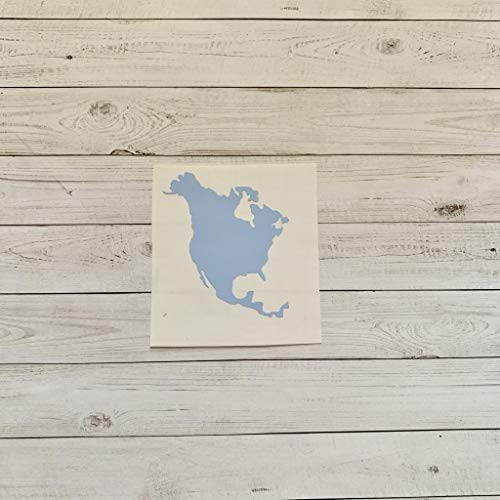 North America Vinyl Stickers  Decal  North America Decorations  Party Supplies  Travel Decorations  North America Decal  Stickers  Glitter  Metallic  Holographic