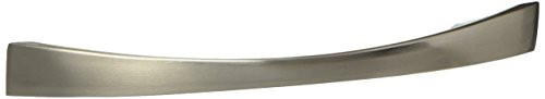 Cosmas 3200-128SN Satin Nickel Modern Cabinet Hardware Arch Handle Pull - 5 inch Inch  128mm  Hole Centers