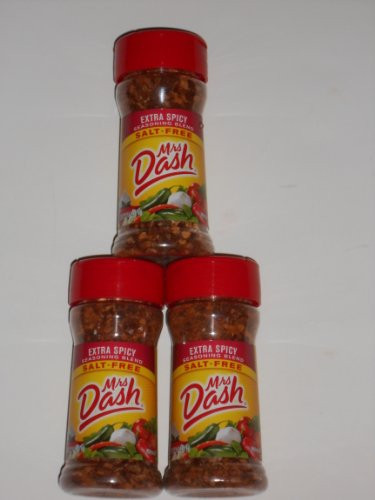 Mrs. Dash  inchExtra Spicy inch  Salt-Free Seasoning Blend Shaker 2.5 Oz  Pack of 3