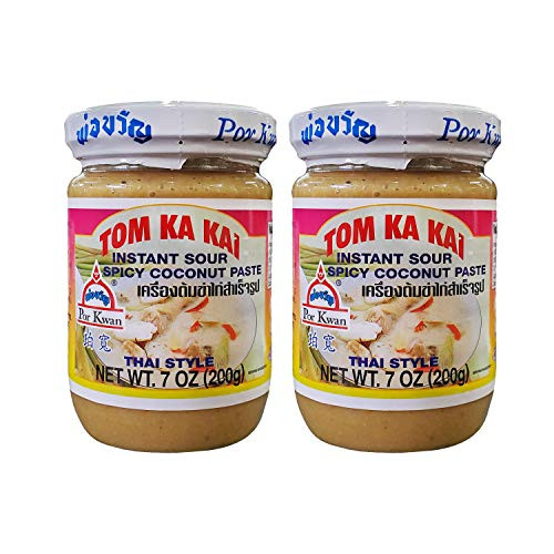 Por Kwan Vietnamese Cooking Pastes 2 Packs  Sour Spicy Coconut Paste