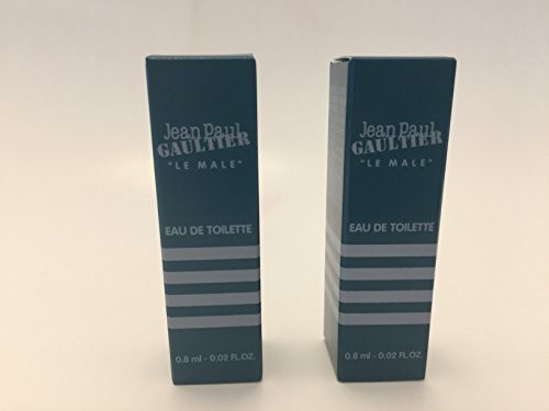 Jean Paul Gaultier Le Male Sample-Vials For Men 0.02 oz Eau De Toilette  Lot of 2