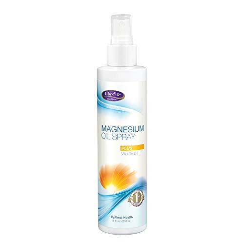 Life-Flo Magnesium Oil Spray W Vitamin D3   Pure Magnesium Chloride from Ancient Zechstein Seabed   Helps Soothe  and  Relax Muscles  and  Joints   8oz