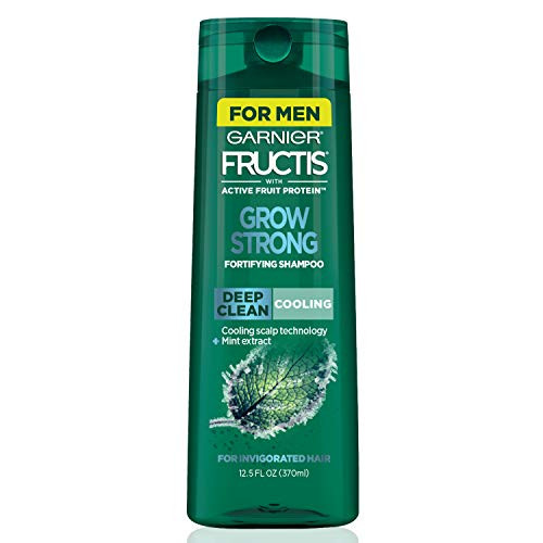 Garnier Hair Care Fructis Grow Strong Cooling Deep Clean Shampoo for Men for Invigorated Hair 12.5 Fl Oz Garnier Hair Care Fructis Grow Strong Cooling Deep Clean Shampoo for Men for Invigorated Hair 12.5 Fl Oz