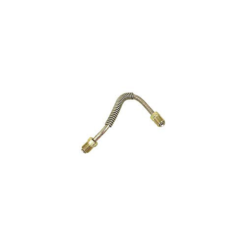 Eckler s Premier Quality Products 25-120492 - Corvette Brake Line Left Front Block To Rubber Hose Steel