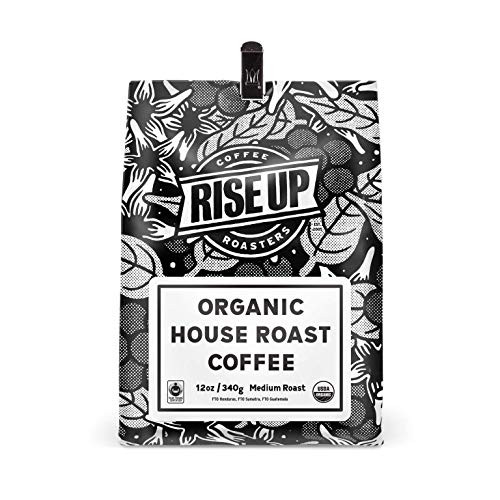 Organic House Roast  Certified Fair Trade Organic Coffee  12 oz  Whole Bean  Organic House