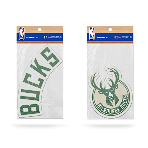 NBA Rico Industries 2-Pack Die Cut Team Logo Magnet Set Milwaukee Bucks NBA Rico Industries 2-Pack Die Cut Team Logo Magnet Set Milwaukee Bucks