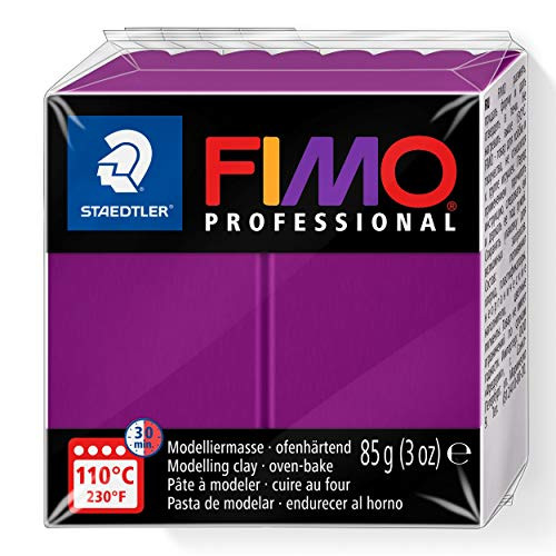 Staedtler Fimo Professional Soft Polymer Clay  3-Ounce  Violet