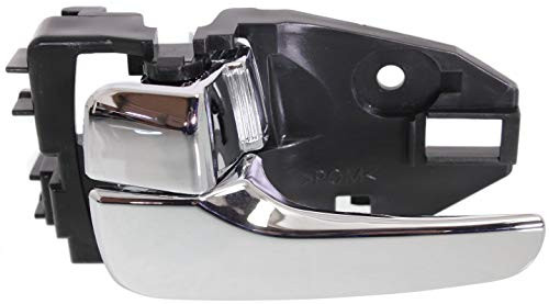 Interior Door Handle compatible with Mitsubishi Lancer 02-07   OUTLANDER 03-06 Front OR Rear LH Inside w Chrome Plating