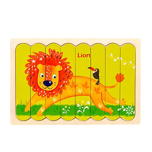 Heave Animals Wooden Jigsaw Puzzles Pattern Blocks Sorting and Matching Toys Peg Puzzle Preschool Montessori Educational Toys for Toddlers Kids Boys Girls 1 Heave Animals Wooden Jigsaw Puzzles Pattern Blocks Sorting and Matching Toys Peg Puzzle Preschool Montessori Educational Toys for Toddlers Kids Boys Girls 1