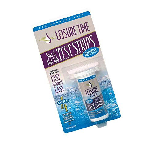 LEISURE TIME Hot Tub Test Strips Bromine 4 Way Test Strips Simple Spa Care  New Version