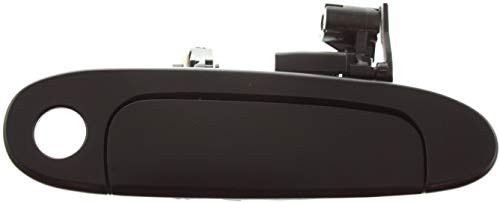 Exterior Front Door Handle Compatible with Toyota Echo 2000-2005 RH Smooth Black with Keyhole