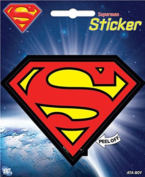 Ata-Boy DC Comics Superman Logo 4" Full Color Sticker