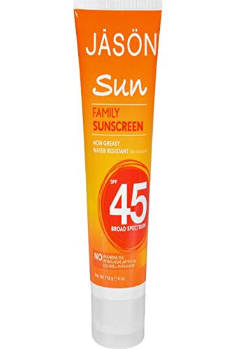 Jason Natural Cosmetics  Sun Care Family Block Spf45  4 Ounce