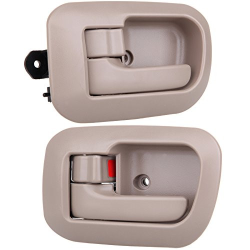 ANPART Front Driver Side Replacement Interior Door Handles for 1998-2003 for Toyota Sienna Beige 2pcs