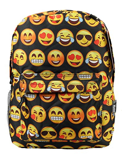 Bravo! Emoji Face All Over Backpack