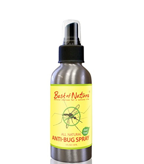 Anti-Bug Spray  All Natural Insect Repellent - 4 oz