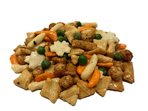 NUTS U.S. - Oriental Rice Crackers With Green Peas in Resealable Bag!!!  2 LBS