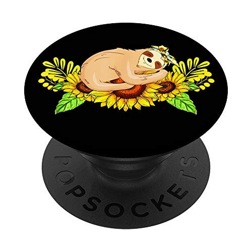 Sloth Sunflower Cute Sloth Lover Sunflower Sunshine Gifts PopSockets PopGrip Swappable Grip for Phones and Tablets Sloth Sunflower Cute Sloth Lover Sunflower Sunshine Gifts PopSockets PopGrip Swappable Grip for Phones and Tablets