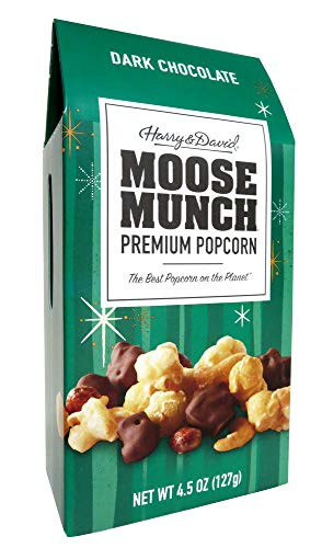 Harry  and  David Dark Chocolate Moose Munch Premium Popcorn Holiday Box
