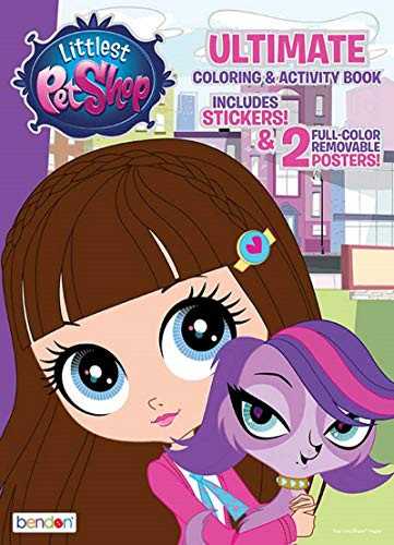 Bendon Littlest Pet Shop 32-Page Ultimate Activity Book with Stickers and Posters