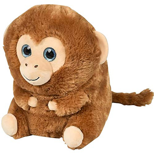 ArtCreativity Belly Buddy Monkey  10 Inch Plush Stuffed Monkey  Super Soft and Cuddly Toy  Cute Nursery Decor  Best Gift for Baby Shower  Boys and Girls Ages 3 plus