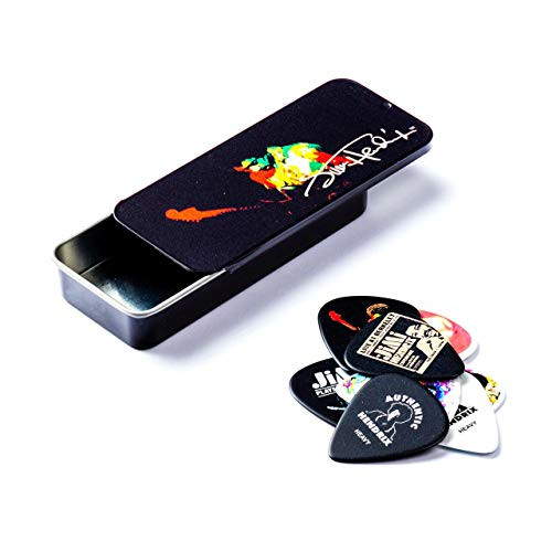 Dunlop JHPT04H Jimi Hendrix Band of Gypsys Pick Tin  Assorted  Heavy  12 Picks Tin