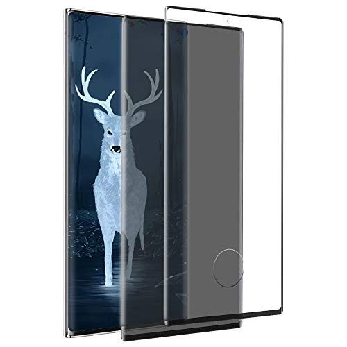 2 Pack  Galaxy Note 20 Ultra Screen Protector  3D Full Coverage 9H Hardness  Ultra Clear   Anti Scratch  HD  plus Privacy Tempered Glass Screen Protector  for Samsung Galaxy Note 20 Ultra  6.9 inch