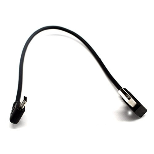 Right USB to Right Angle Mini USB - Aggice USB 2.0 Type A male 90 Degree Right Angle to Mini USB B Right Angle Cable 20cm