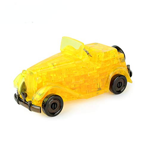 3D Crystal Puzzle Car Jigsaw Toys Brain Teaser IQ Game DIY Craft Gadget Model Kit Assembly Building Block Construction Educational Puzzles Gifts for Kids Teens Adults Yellow 3D Crystal Puzzle Car Jigsaw Toys Brain Teaser IQ Game DIY Craft Gadget Model Kit Assembly Building Block Construction Educational Puzzles Gifts for Kids Teens Adults Yellow