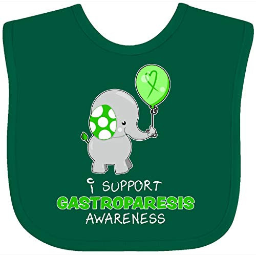Inktastic I Support Gastroparesis Awareness- Elephant and Baby Bib Green 304ed Inktastic I Support Gastroparesis Awareness- Elephant and Baby Bib Green 304ed