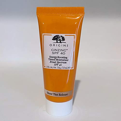 Origins GinZing SPF 40 Energy-Boosting Tinted Moisturizer 0.5 oz   15ml Travel Size
