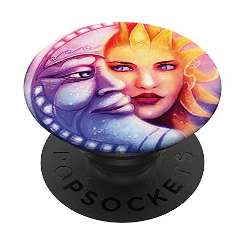 Moon and Sun Collide PopSockets PopGrip  Swappable Grip for Phones  and  Tablets Moon and Sun Collide PopSockets PopGrip  Swappable Grip for Phones  and  Tablets