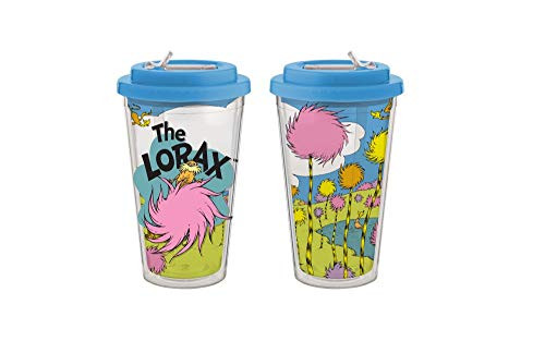 Lorax Dr. Seuss Flip Straw 16 oz. Acrylic Travel Cup