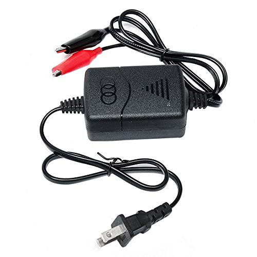 Battery Charger Maintainer  12V Sealed Lead Acid  SLA  Trickle Charger 1300mA with Short Circuit Protection  Car Motorcycle Adapter Universal Charger Adapter