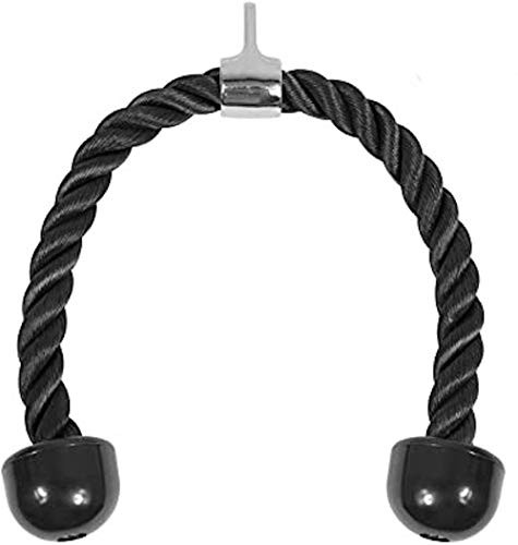 Cable Machine Handle Attachments  Rowing Machine Handle Set Pull Down Exercise Handles  Black Rope