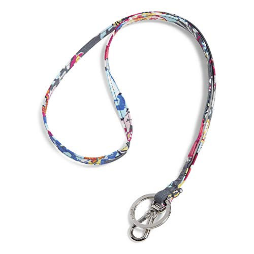 Vera Bradley Women s Signature Cotton Keyring Lanyard Pretty Posies One Size Vera Bradley Women s Signature Cotton Keyring Lanyard Pretty Posies One Size