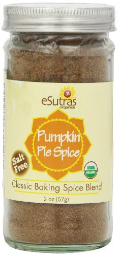 Esutras Organics Pumpkin Pie Spice  no Salt   2 Ounce