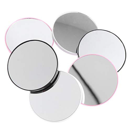 PIXNOR 6pcs 10x Magnifying Makeup Mirror Round Mirror Suction Cups Facial Makeup Cosmetic Absorption Shaving Home Makeup Travel Essential Mirror PIXNOR 6pcs 10x Magnifying Makeup Mirror Round Mirror Suction Cups Facial Makeup Cosmetic Absorption Shaving Home Makeup Travel Essential Mirror