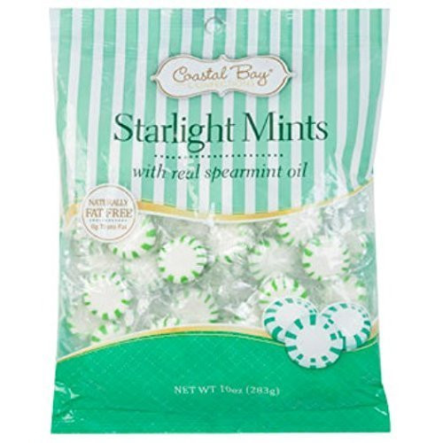 Coastal Bay Starlight Mints~Spearmint~10 ounce Bag Pack of 3 by Coastal Bay Coastal Bay Starlight Mints~Spearmint~10 ounce Bag Pack of 3 by Coastal Bay