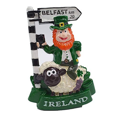 3D Belfast Northern Ireland UK Fridge Magnet  Home  and  Kitchen Decoration Magnetic Sticker Ireland Refrigerator Magnet Travel Souvenir