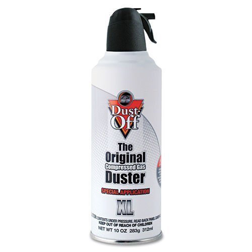 Dust-Off Products - Dust-Off - Special Application Duster 10oz Can - Sold As 1 Each - Blows away dust and lint. - 100 percent ozone safe. - Developed for use in environments where flammability is a concern. - Trigger controls spray power. - Slip-on Dust-Off Products - Dust-Off - Special Application Duster 10oz Can - Sold As 1 Each - Blows away dust and lint. - 100 percent ozone safe. - Developed for use in environments where flammability is a concern. - Trigger controls spray power. - Slip-on