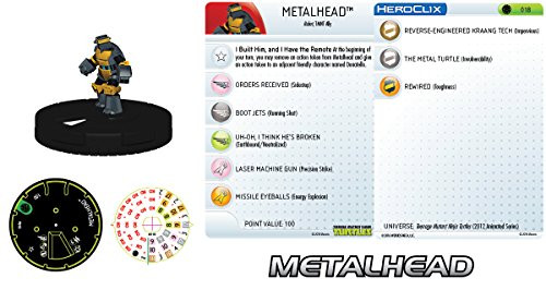 TMNT Teenage Mutant Ninja Turtles Metalhead 018 Heroclix