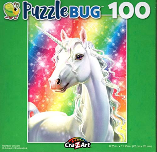 Rainbow Unicorn - Puzzlebug - 100 Piece Jigsaw Puzzle