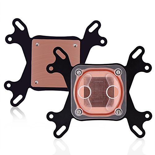 CPU Water Block for Intel AMD  Computer CPU Water Cooling Block High Performance 50mm Copper Base  for Waterblock Liquid Cooler