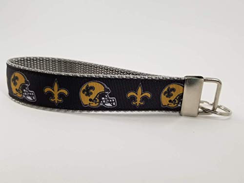 New Orleans Football Team Saints Wristlet Keychain